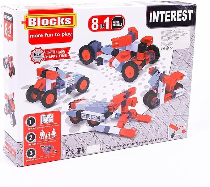 Blocks 1*8-Blue