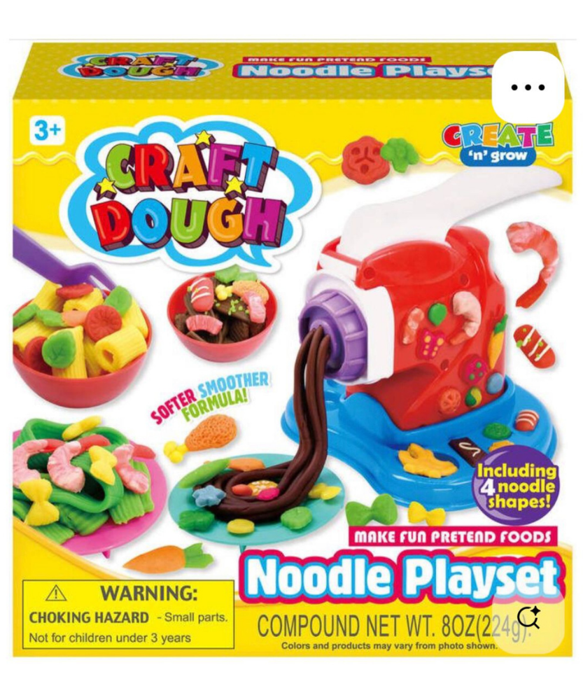 Funny Dough Noodle Playset