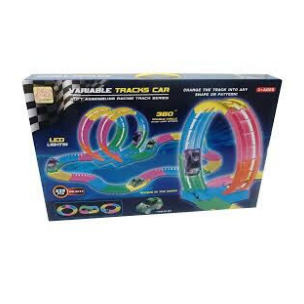 Variable Tracks Car Soft Assembling Racing Track
