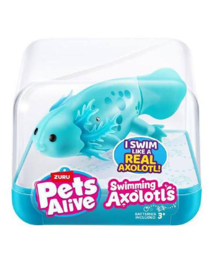 Zuru PETS ALIVE - WATER ACTIVATED-SWIMMING AXOLOTL - CUBE