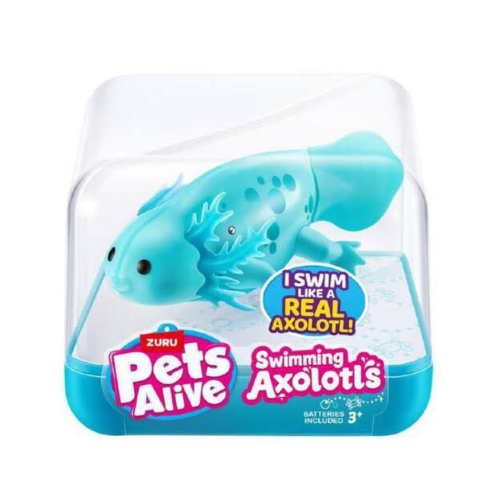 Zuru PETS ALIVE - WATER ACTIVATED-SWIMMING AXOLOTL - CUBE