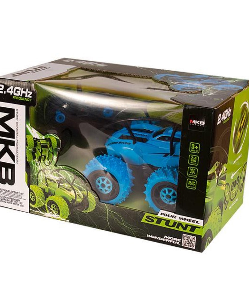 MKB Stunt General Mobilization Four Wheel Stunt Blue Car