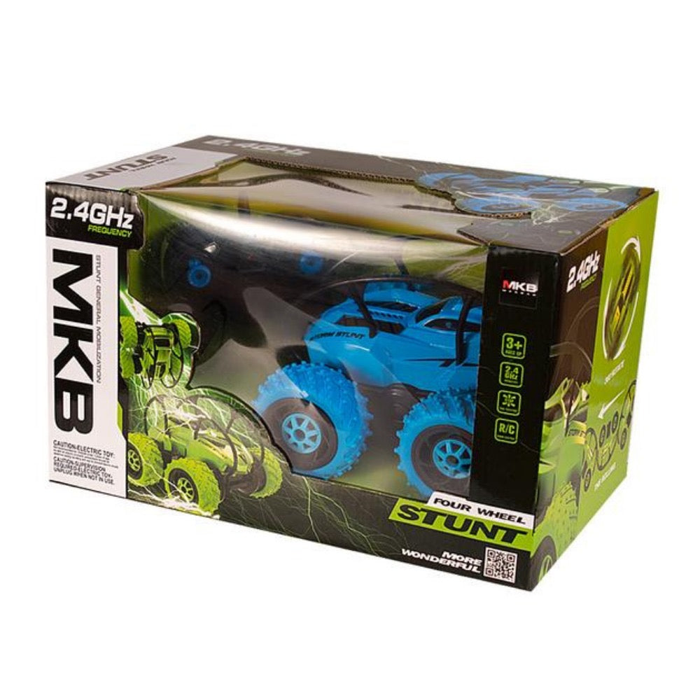 MKB Stunt General Mobilization Four Wheel Stunt Blue Car