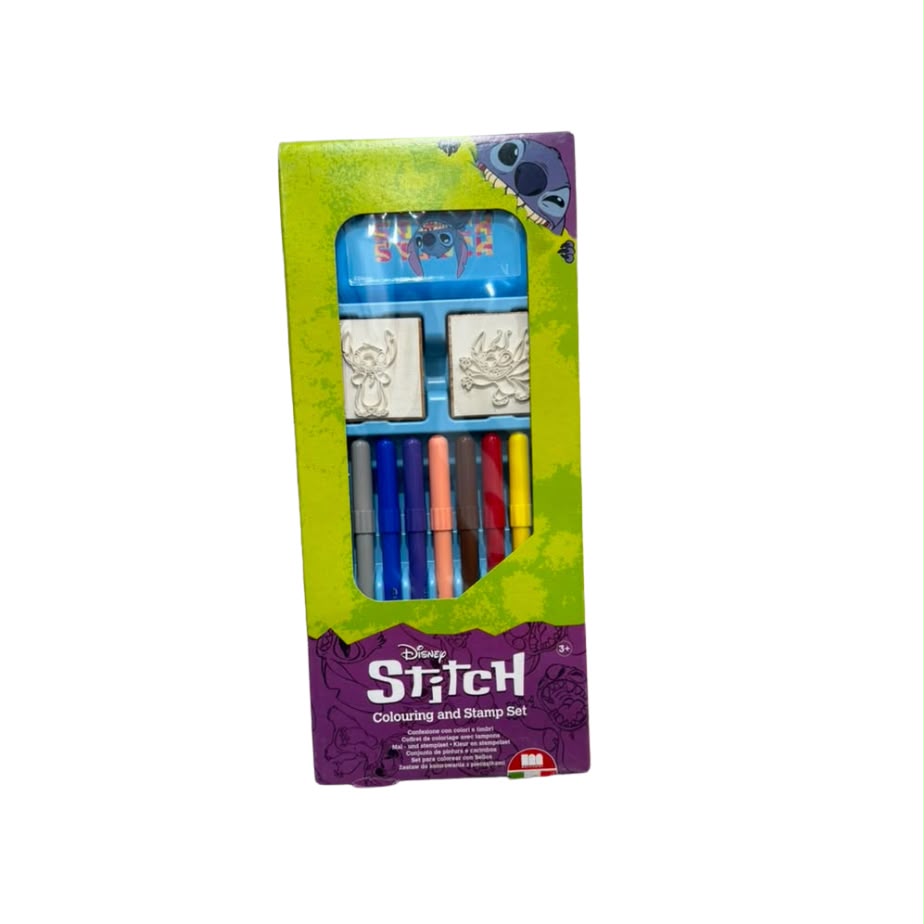 Stitch colouring and Stamp Set