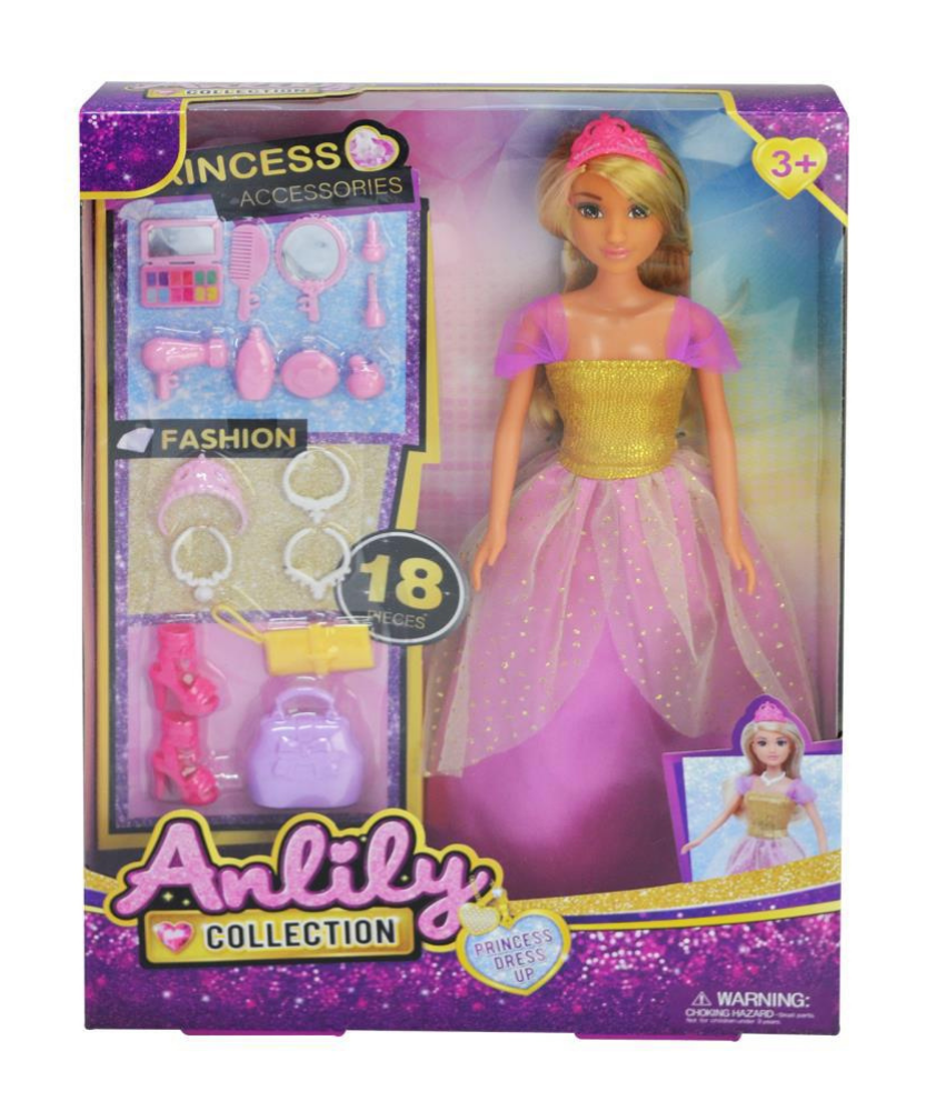 Anlily Collection Princess Dress Up Princess Accessories 18 PCS