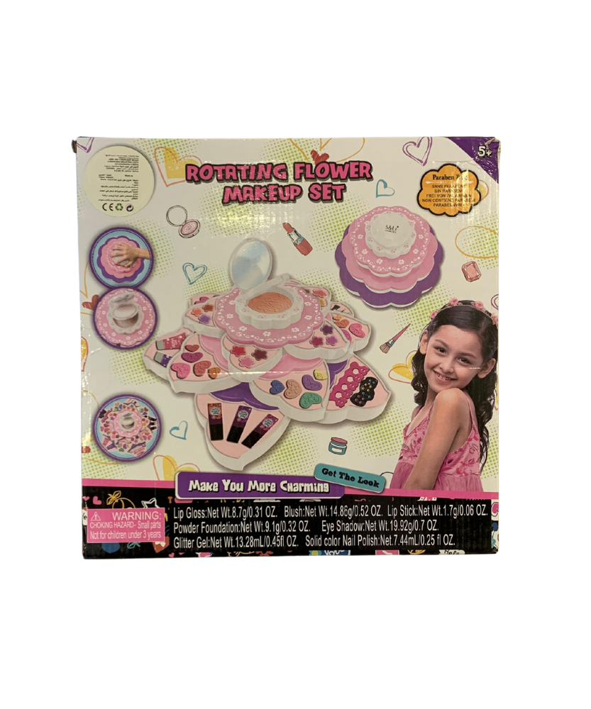 Rotating Flower Make Up Set