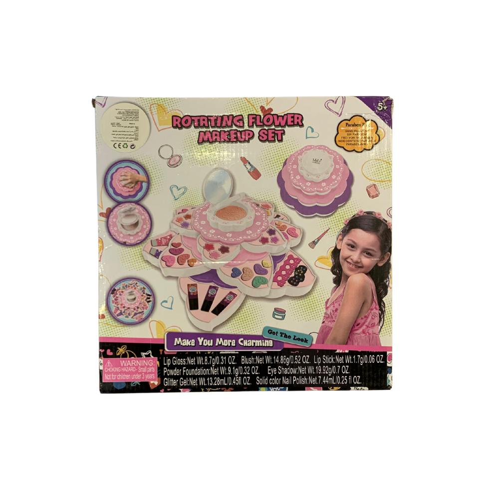 Rotating Flower Make Up Set