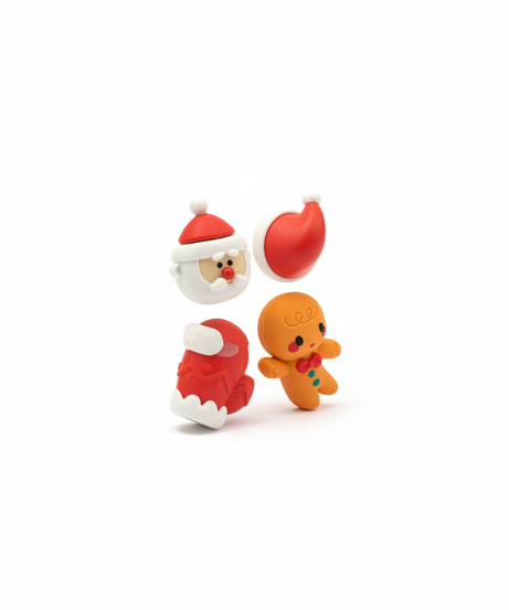 ANSHENG Merry Christmas Eraser Set AS112