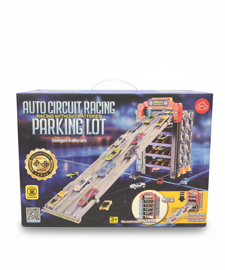 AUTO CIRCUIT RACING RACING WITHOUT BATTERIES PARKING LOT