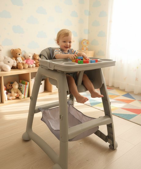 Adjustable & Portable Baby High Chair