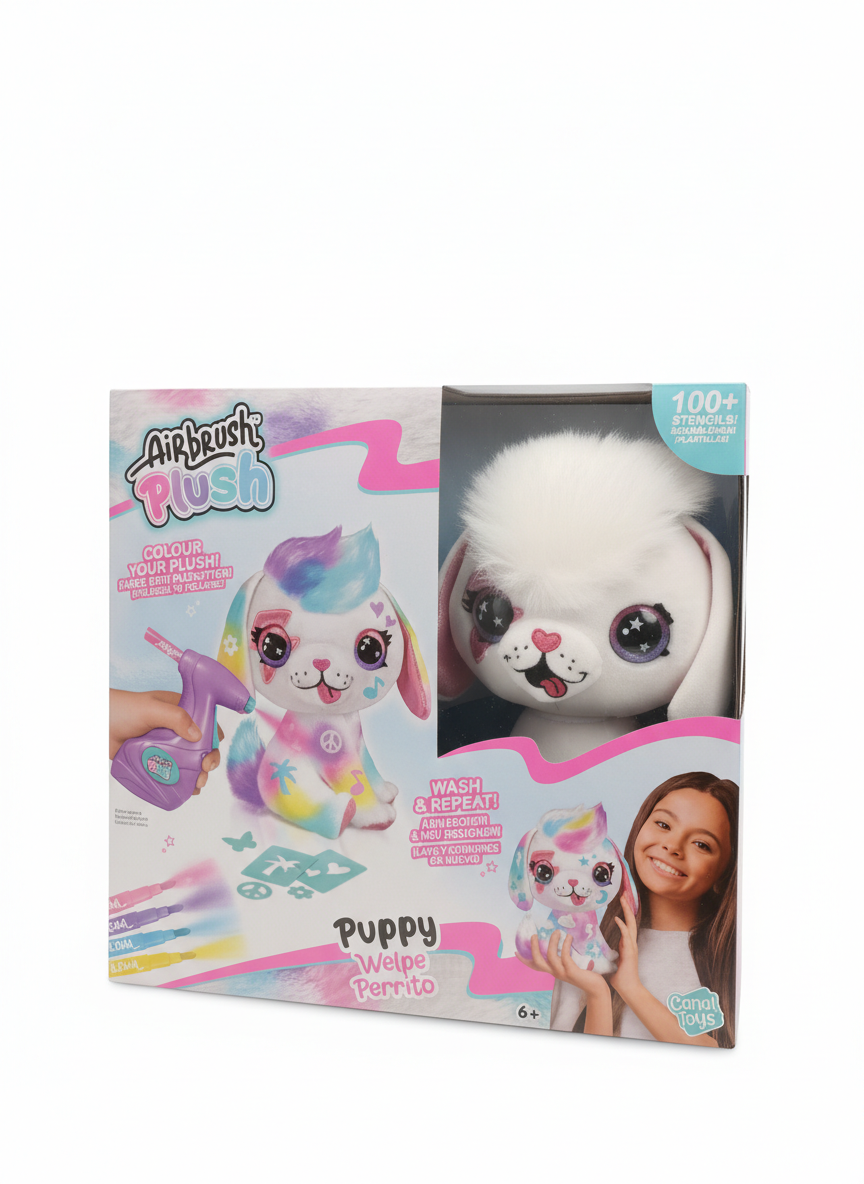 Airbrush Plush Puppy
