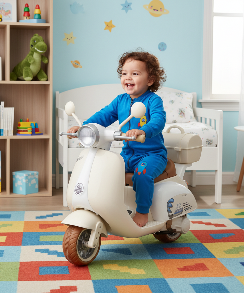 Amore Kids' Vintage Ride-On Scooter