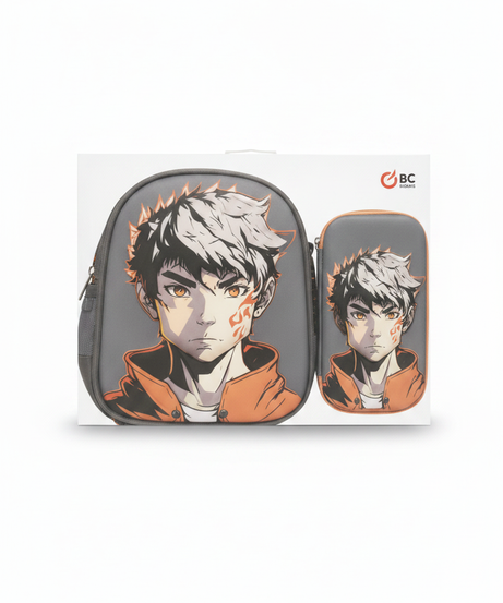 Anime Character School Essentials Set (Mini Backpack & Pencil Case)
