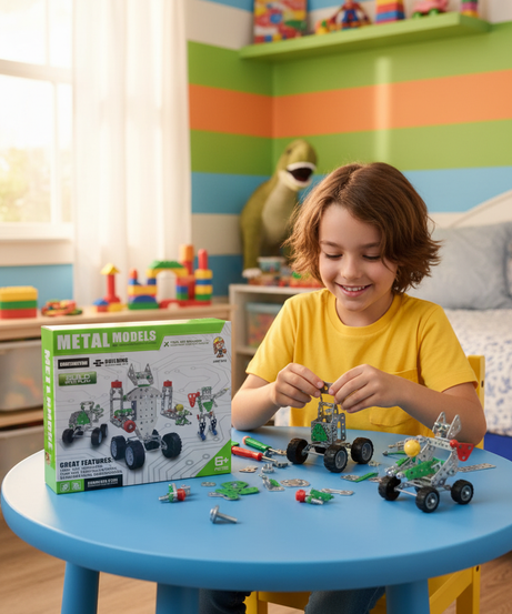Aole Toys Metal Models Building Vehicle Model Toys