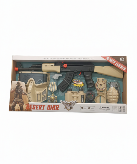 Armed Forces Desert War Playset
