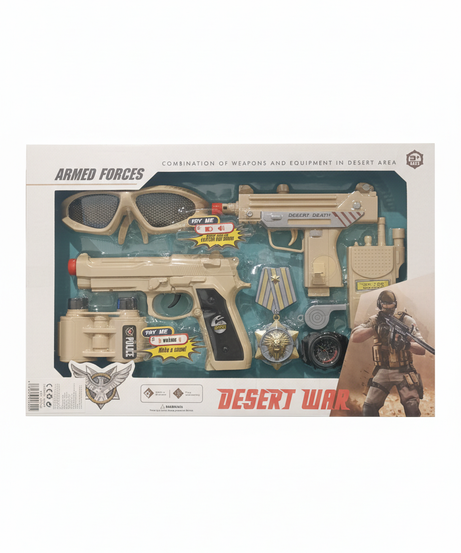 Armed Forces Desert War Toy Set