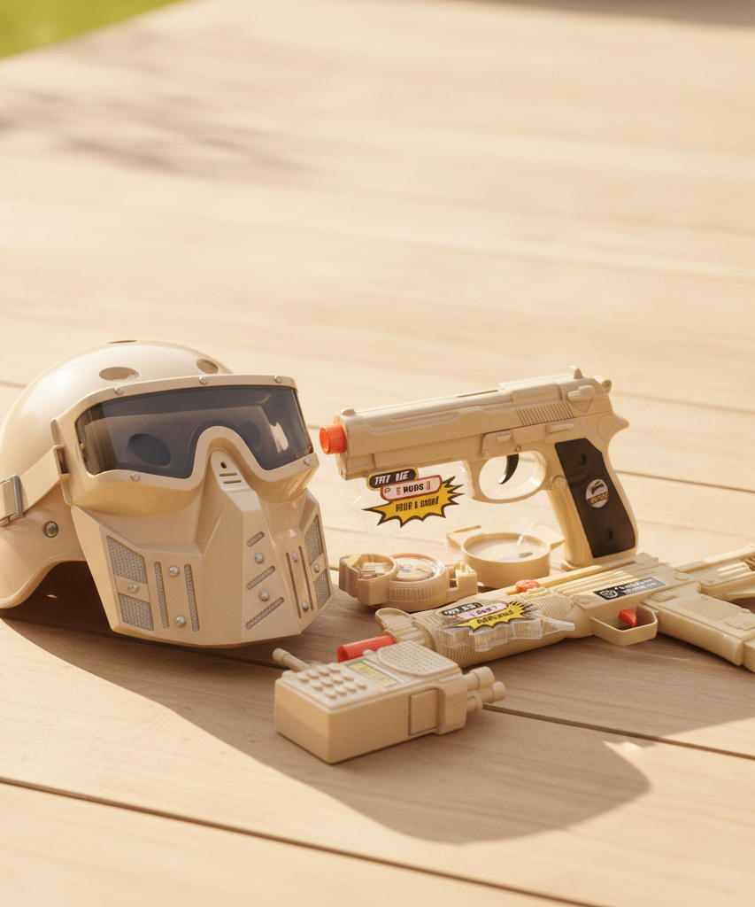 Armed Forces Desert War Combat Playset
