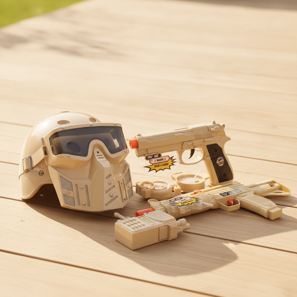 Armed Forces Desert War Combat Playset