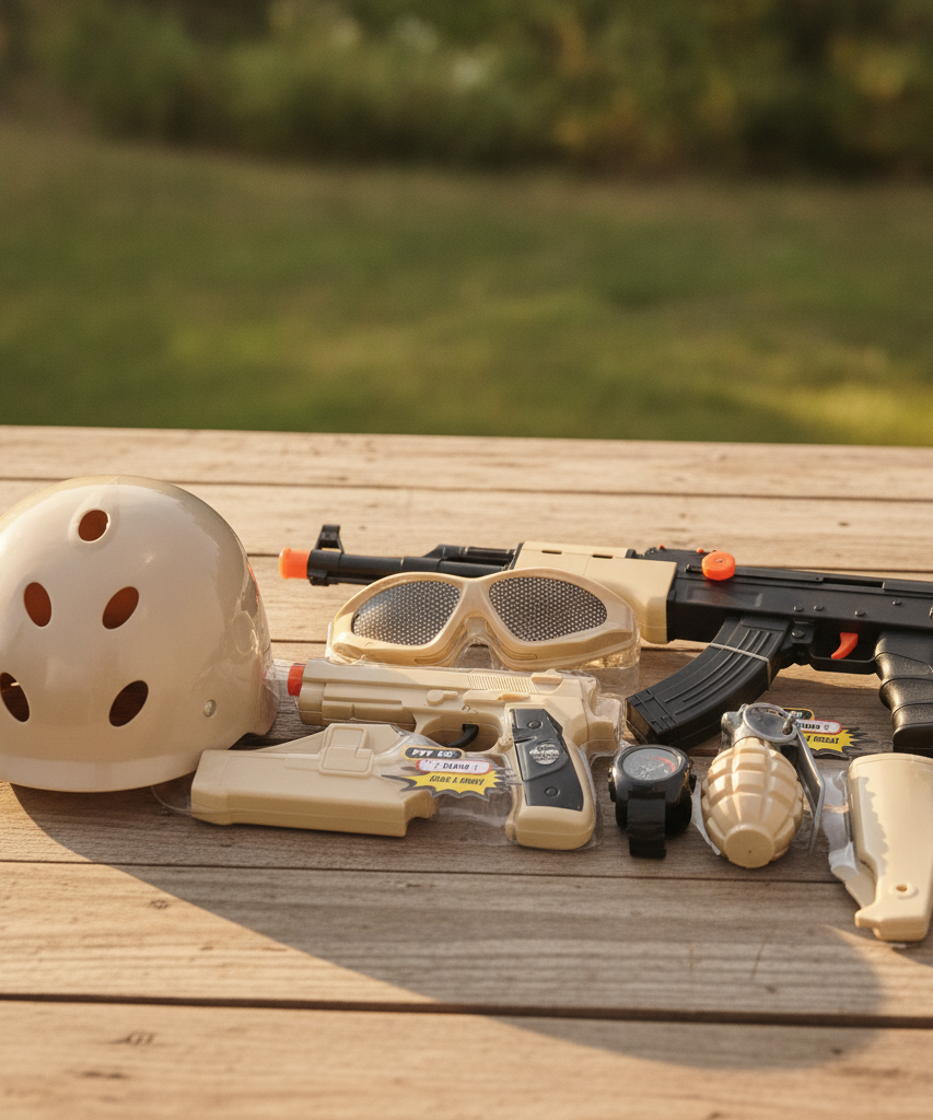 Armed Forces Desert War Toy Play Set