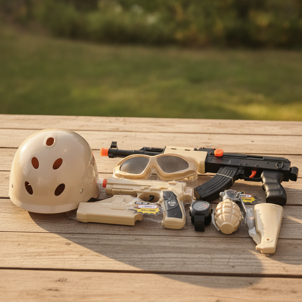 Armed Forces Desert War Toy Play Set