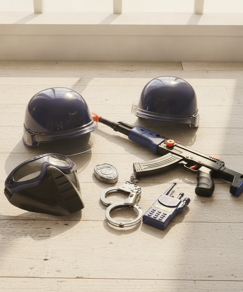 Armed Forces Police Force Equipment Play Set