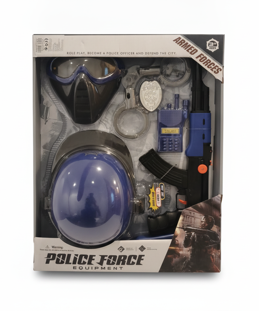 Armed Forces Police Force Equipment Play Set