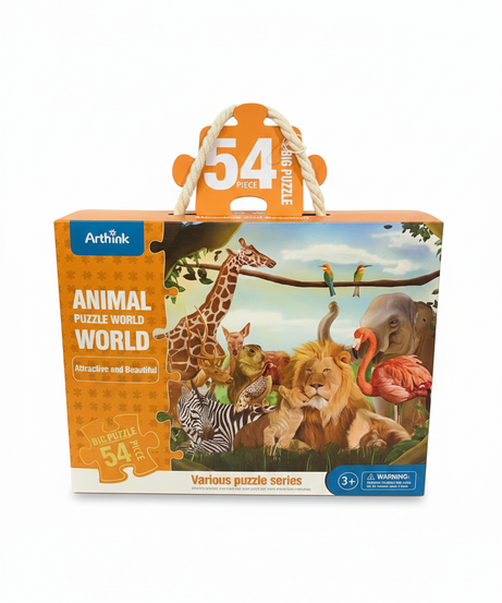 Arthink Animal Puzzle World - 54 Piece Big Puzzle