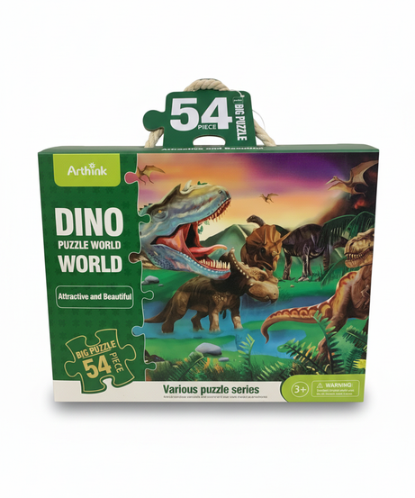 Arthink Dino Puzzle World - 54 Piece Big Puzzle