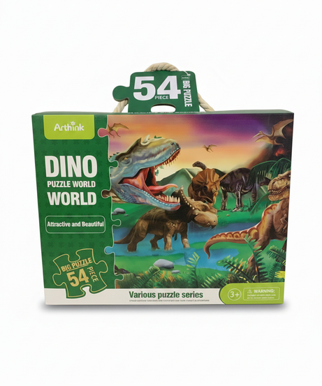 Arthink Dino Puzzle World - 54 Piece Big Puzzle