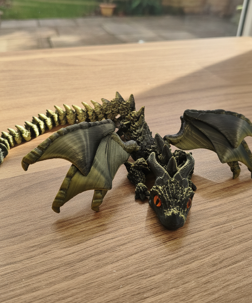 Articulated Flexible Dragon Fidget Toy