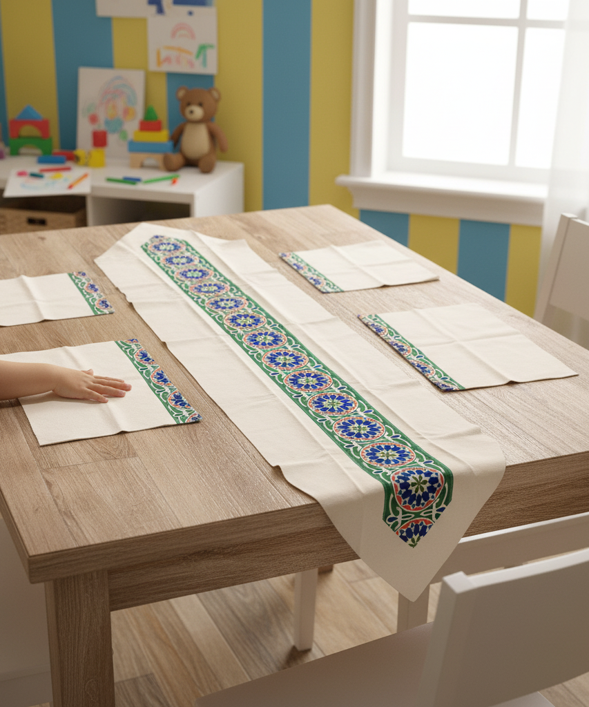 Artisan Geometric Dining Linen Set