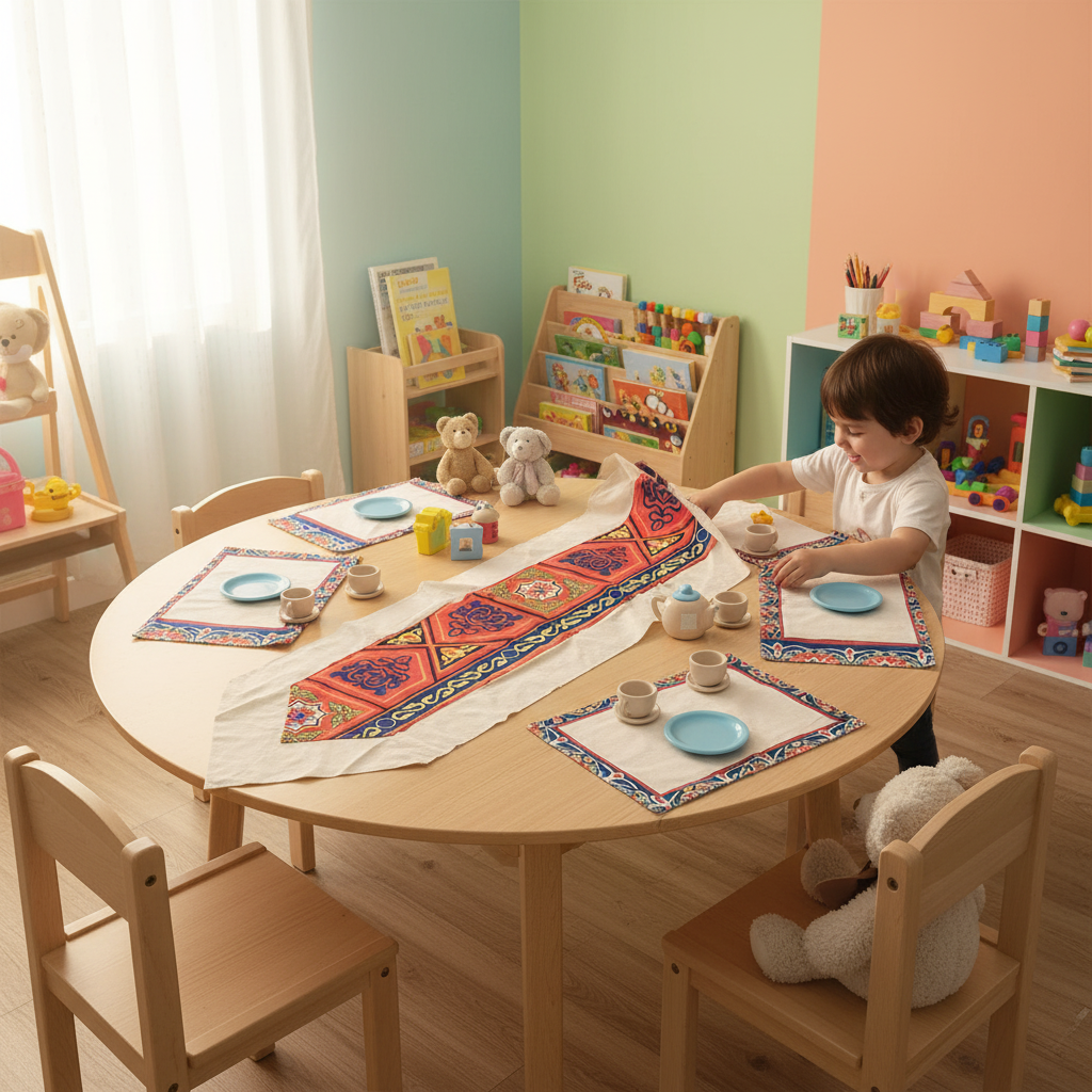 Artisan Khayamiya-Inspired Dining Linen Set
