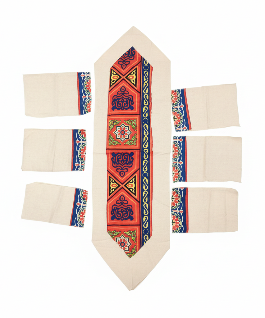 Artisan Khayamiya-Inspired Dining Linen Set