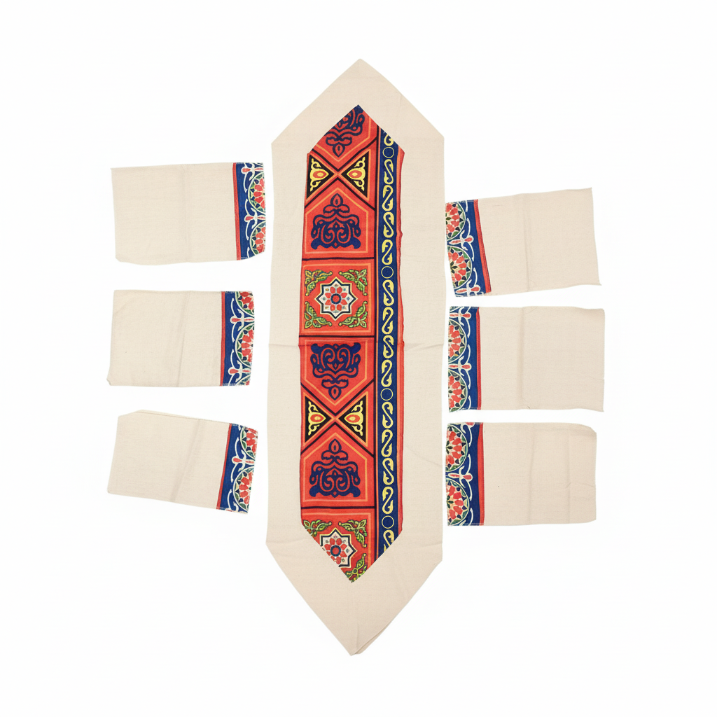 Artisan Khayamiya-Inspired Dining Linen Set