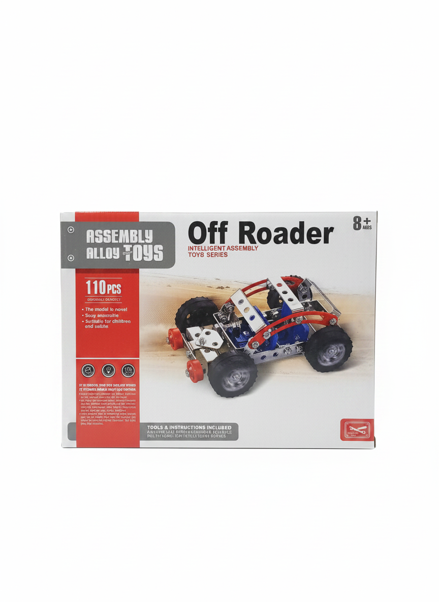 Assembly Alloy Toys Off Roader Intelligent Assembly Toys Series