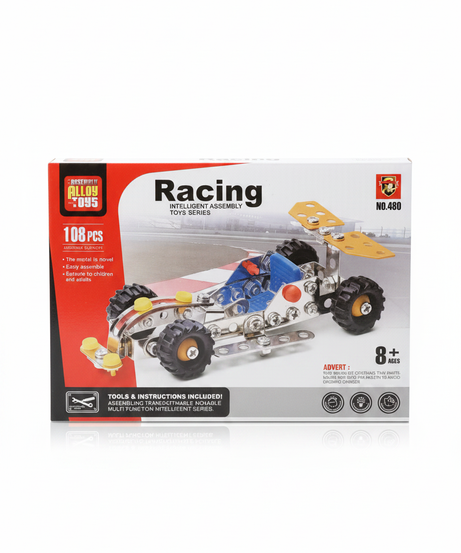 Assembly Alloy Toys Racing Intelligent Assembly Series No. 480