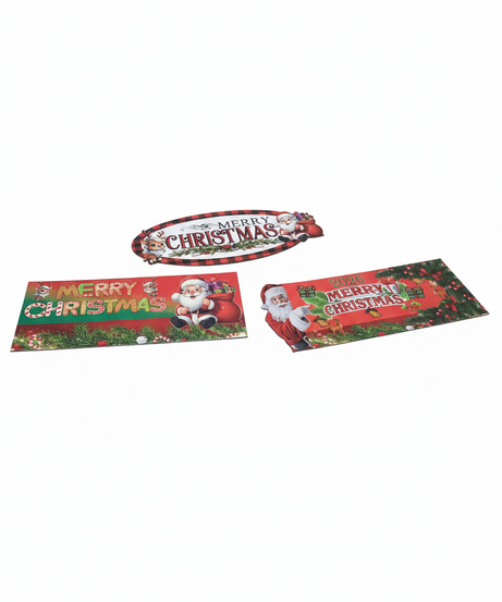 Assorted Merry Christmas Decorative Sign