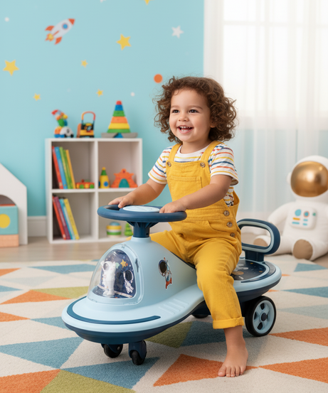 Astronaut Space Explorer Wiggle Ride-On Car