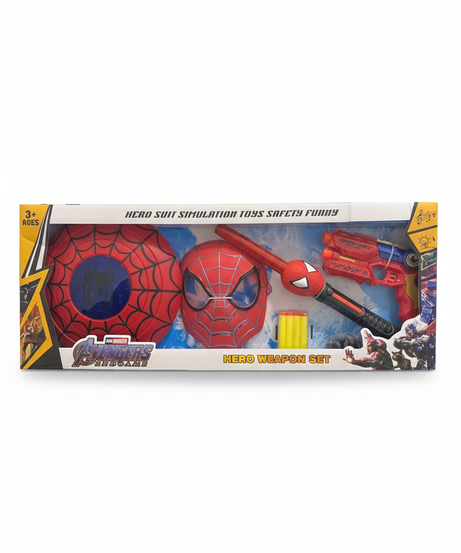 Avengers Endgame Spider-Man Hero Suit Simulation Toys & Weapon Set