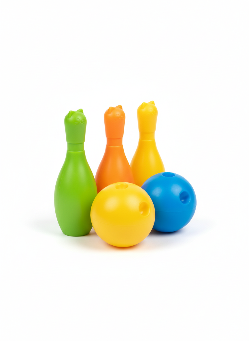 B.CAT YINGDONGLE Boss Meow Bowling Set