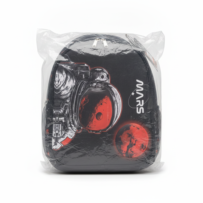 B.Z. MARS Space Theme Backpack (Size 16)
