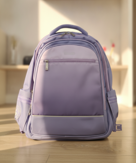 B.Z. Two-Tone Lavender School Backpack