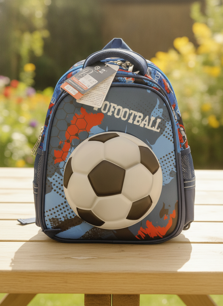 B.Z Football 3D Backpack (Size 16)