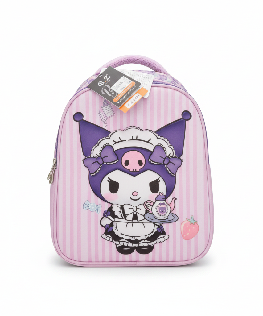 B.Z Kuromi Maid Character Backpack (Size 16)