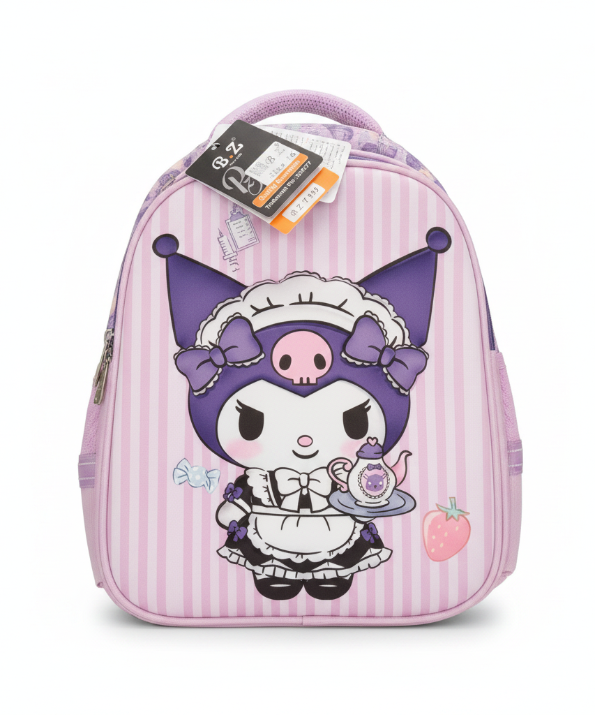 B.Z Kuromi Maid Character Backpack (Size 16)