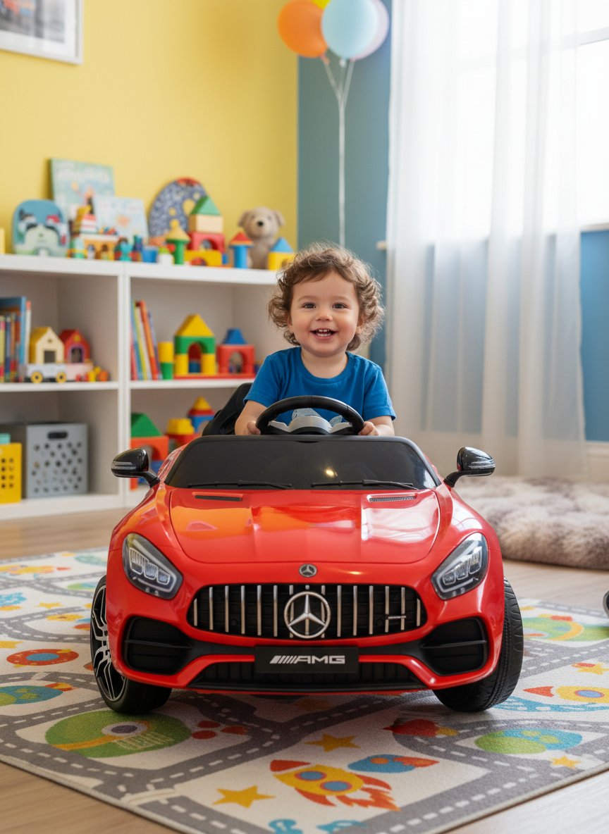 Licensed Mercedes-AMG GT Kids Ride-On Car