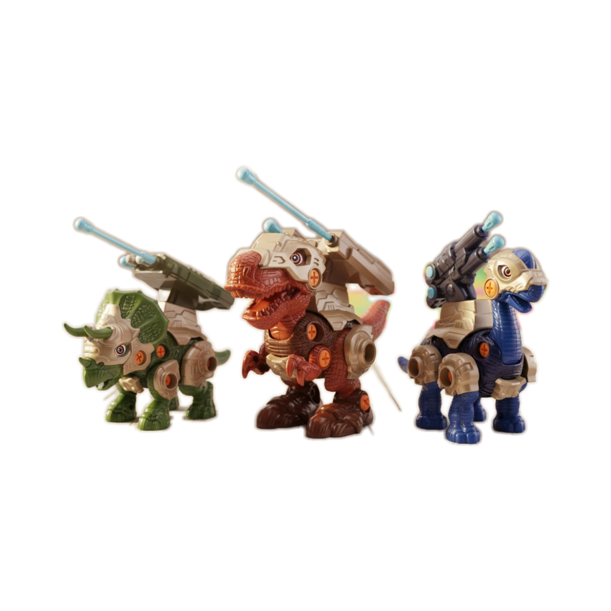 BOHUI Dinobots World Take Apart DENIC Shoot & Assembly Dinosaur Toy Set