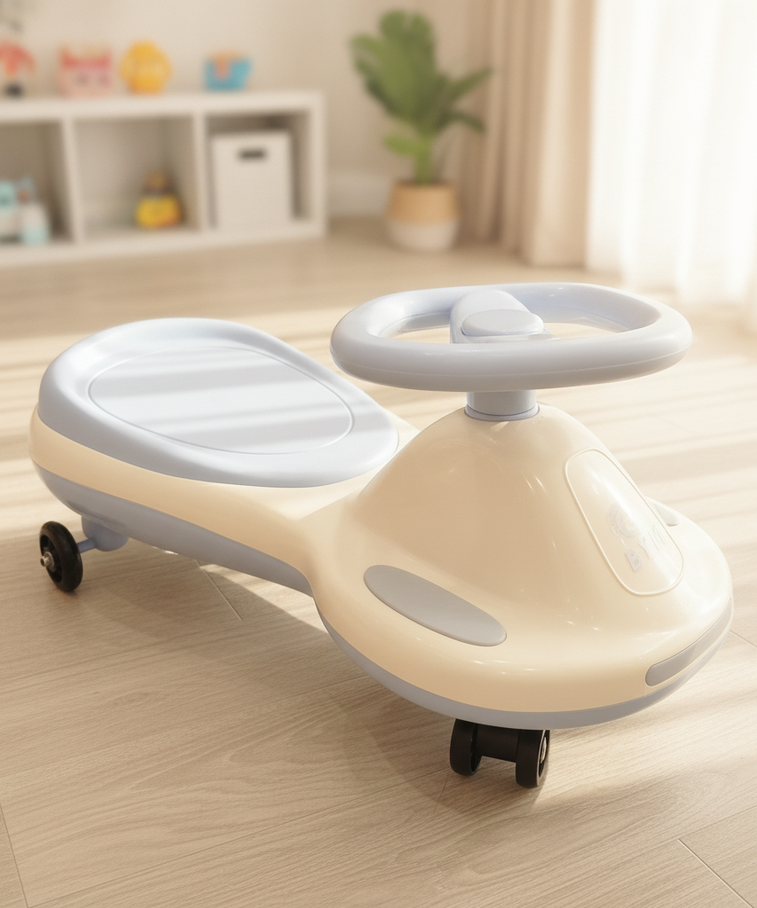 BYM Baby Wiggle Car Ride-On Toy