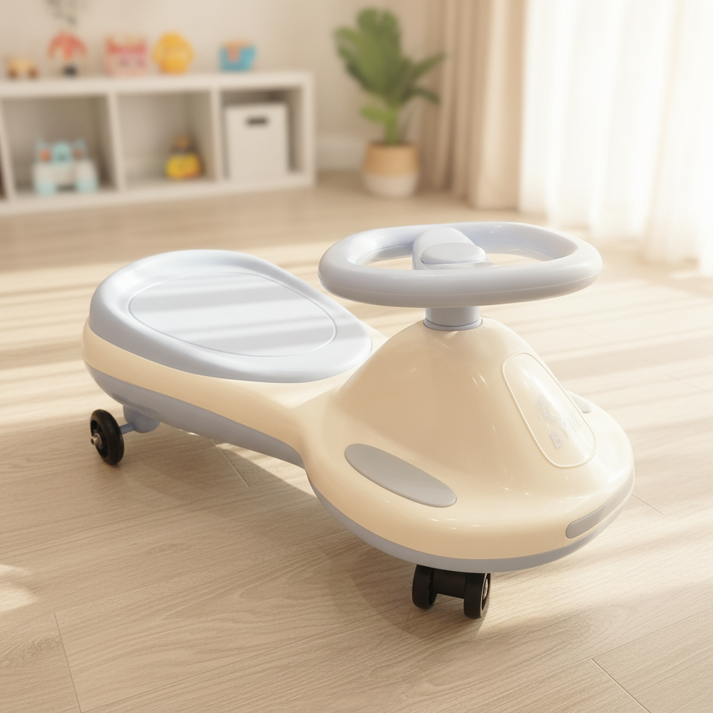 BYM Baby Wiggle Car Ride-On Toy