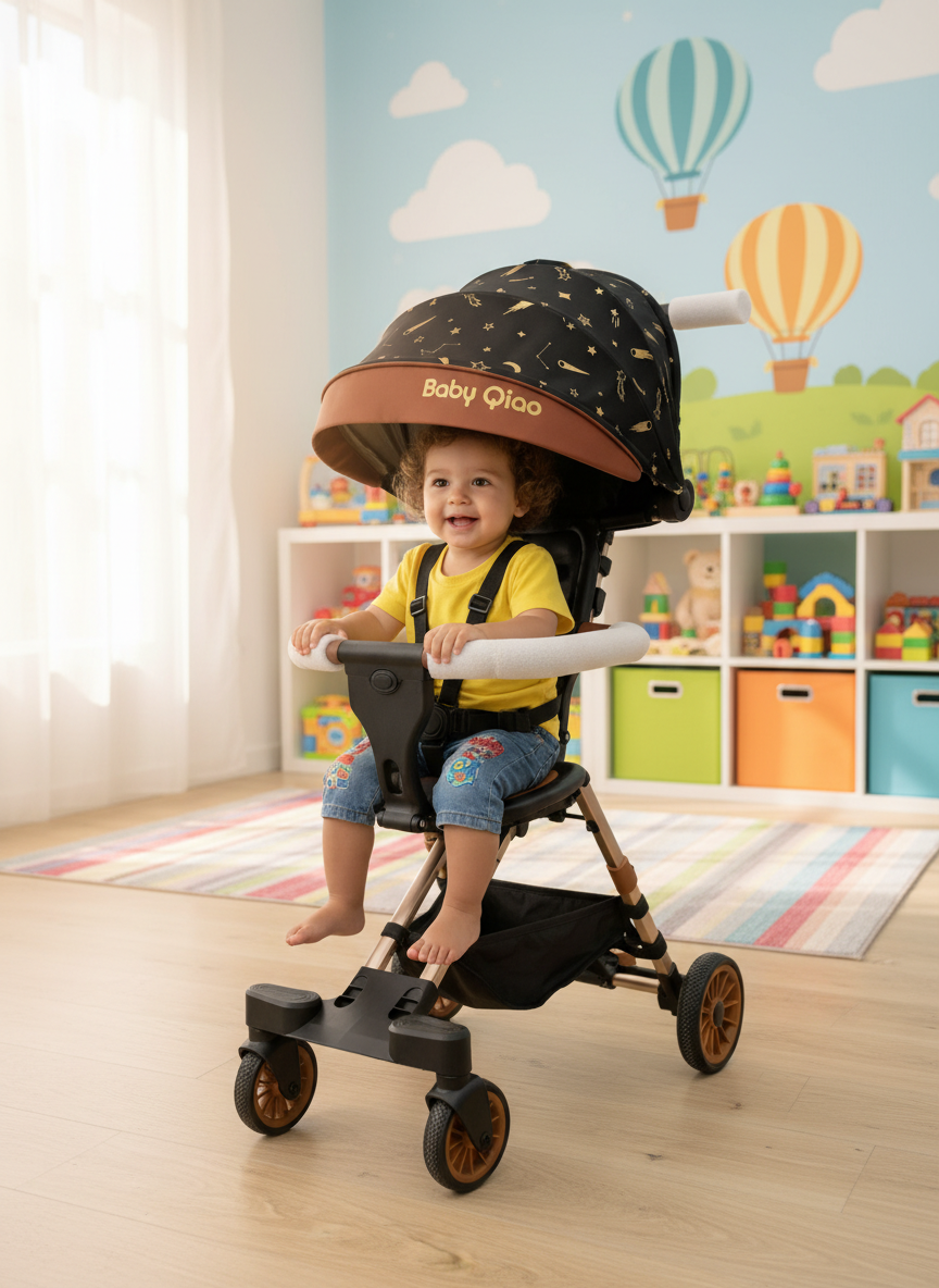 Baby Qiao Foldable Tricycle Stroller